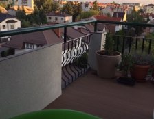 balkon przed aranżacją zieleni